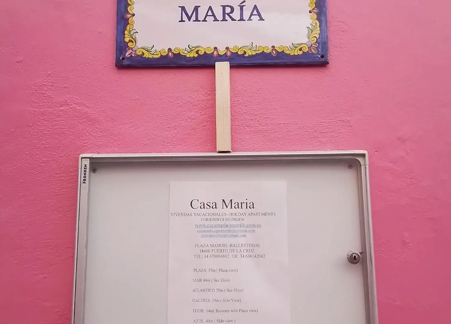 푸에르토 드 라 크루즈 Casa Maria 아파트